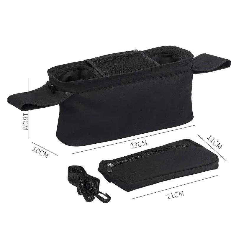 Baby Stroller Storage Large Capacity Travel Hanging Bag Mummy Bag Phone Bottle Holder Pram Diaper Bags Baby Stroller Accessories