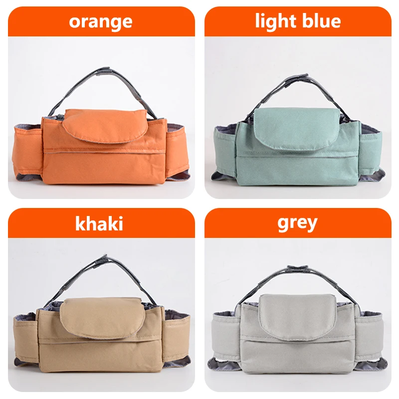 Stroller waterproof Organizer Bags  Large Capacity Travel Hanging Bag Bottle Holder Pram Diaper Bags Baby Stroller Accessories