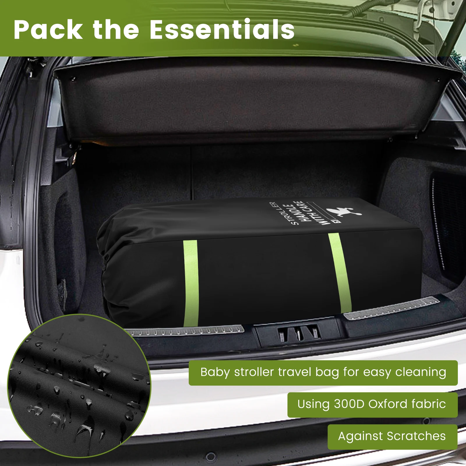 Stroller Storage Bag for Baby Airplane Road Trips Stroller Cover Travel Shipper Dust Bag Waterproof Carts Accessories