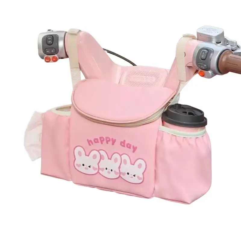Universal Compatible Stroller Hanging Bag Waterproof for Baby Diaper Milk Bottle Holder Fits Handlebar E Bike