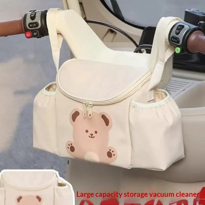 Stroller Hanging Bag Baby Milk Bottle Holder Handlebar Storage Pouch For Stroller Electric Bike Drink Organizer